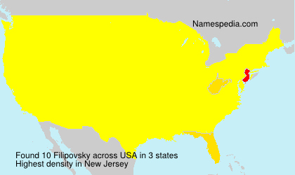 Surname Filipovsky in USA Surname Filipovsky in USA