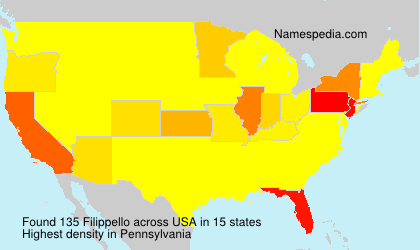 Surname Filippello in USA Surname Filippello in USA