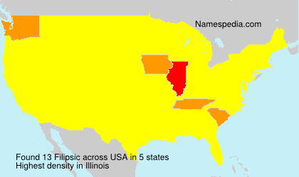 Surname Filipsic in USA Surname Filipsic in USA