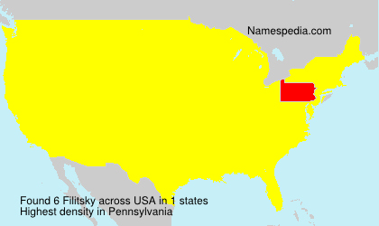 Surname Filitsky in USA Surname Filitsky in USA