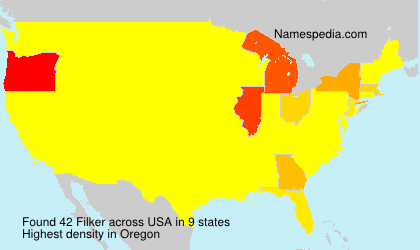 Surname Filker in USA Surname Filker in USA