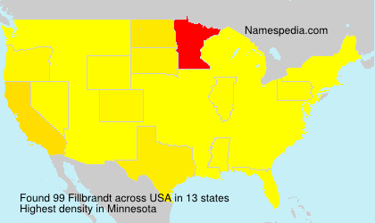 Surname Fillbrandt in USA Surname Fillbrandt in USA