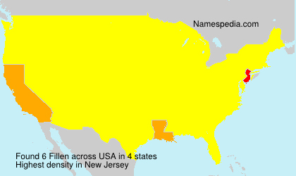 Surname Fillen in USA Surname Fillen in USA
