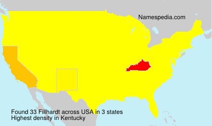 Surname Fillhardt in USA Surname Fillhardt in USA