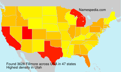 Surname Fillmore in USA Surname Fillmore in USA