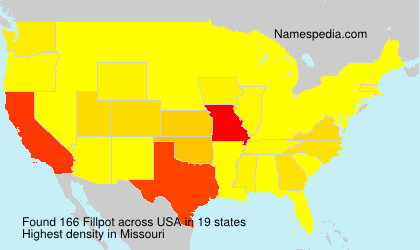 Surname Fillpot in USA Surname Fillpot in USA