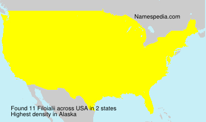 Surname Filoialii in USA Surname Filoialii in USA
