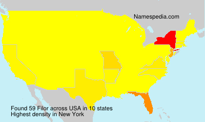 Surname Filor in USA Surname Filor in USA