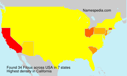 Surname Filous in USA Surname Filous in USA