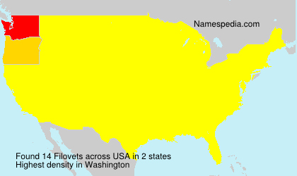Surname Filovets in USA Surname Filovets in USA