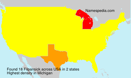 Surname Filpansick in USA Surname Filpansick in USA