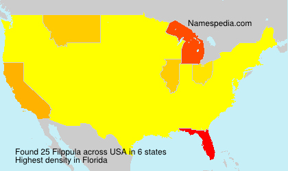 Surname Filppula in USA Surname Filppula in USA