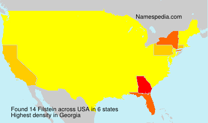 Surname Filstein in USA Surname Filstein in USA