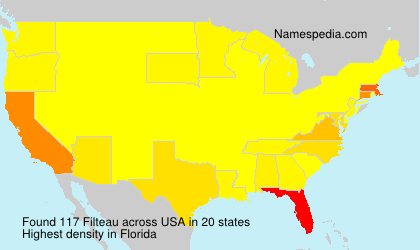 Surname Filteau in USA Surname Filteau in USA