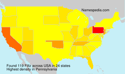Surname Filtz in USA Surname Filtz in USA