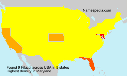 Surname Filucci in USA Surname Filucci in USA
