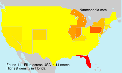 Surname Filus in USA Surname Filus in USA