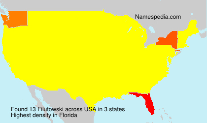 Surname Filutowski in USA Surname Filutowski in USA