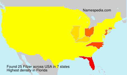 Surname Filzer in USA Surname Filzer in USA