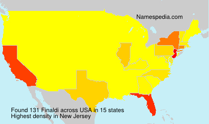 Surname Finaldi in USA Surname Finaldi in USA