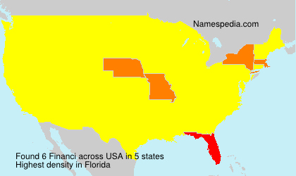 Surname Financi in USA Surname Financi in USA
