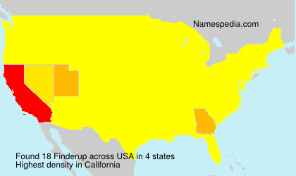 Surname Finderup in USA Surname Finderup in USA