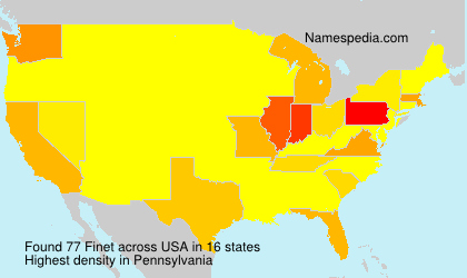Surname Finet in USA Surname Finet in USA