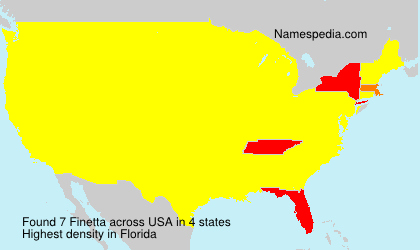 Surname Finetta in USA Surname Finetta in USA