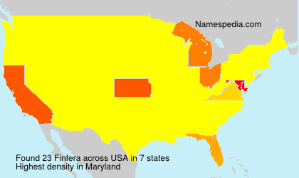 Surname Finfera in USA Surname Finfera in USA