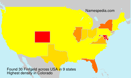 Surname Finfgeld in USA Surname Finfgeld in USA