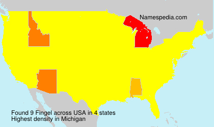 Surname Fingel in USA Surname Fingel in USA