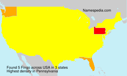 Surname Fingo in USA Surname Fingo in USA