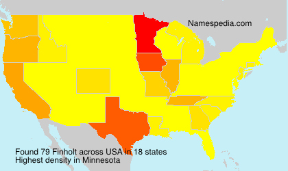 Surname Finholt in USA Surname Finholt in USA