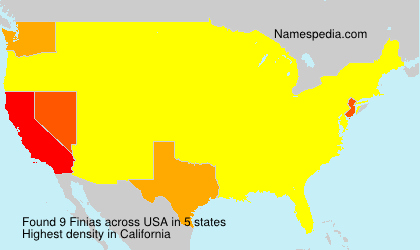 Surname Finias in USA Surname Finias in USA