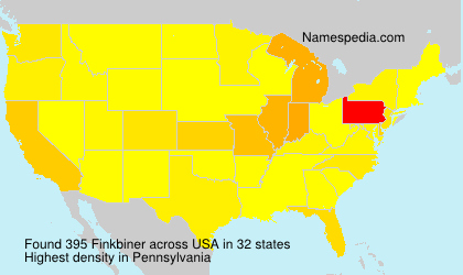 Surname Finkbiner in USA Surname Finkbiner in USA
