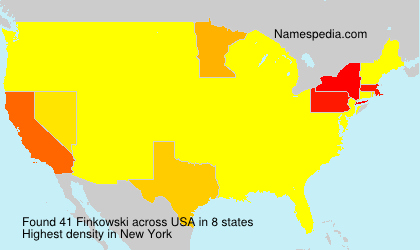 Surname Finkowski in USA Surname Finkowski in USA