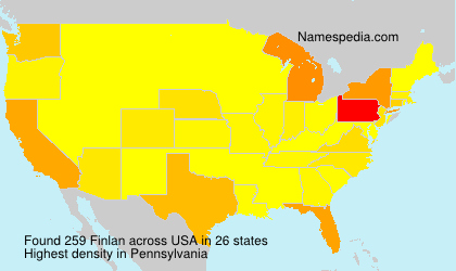 Surname Finlan in USA Surname Finlan in USA