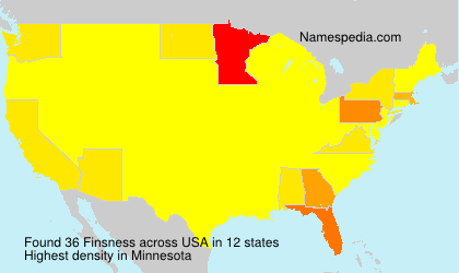 Surname Finsness in USA Surname Finsness in USA