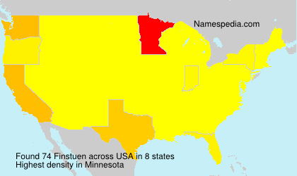 Surname Finstuen in USA Surname Finstuen in USA