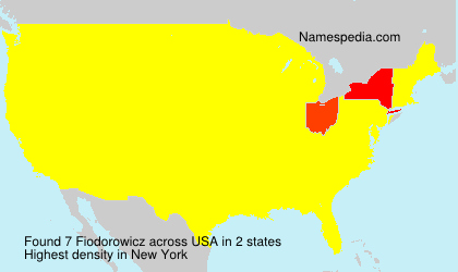 Surname Fiodorowicz in USA Surname Fiodorowicz in USA