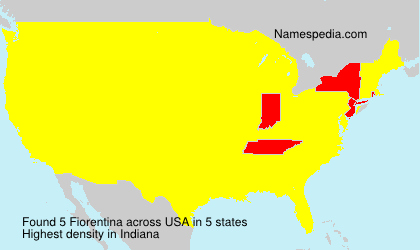 Surname Fiorentina in USA Surname Fiorentina in USA
