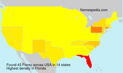 Surname Fiorey in USA Surname Fiorey in USA