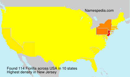 Surname Fiorilla in USA Surname Fiorilla in USA