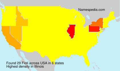 Surname Fioti in USA Surname Fioti in USA