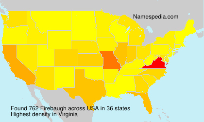 Surname Firebaugh in USA Surname Firebaugh in USA