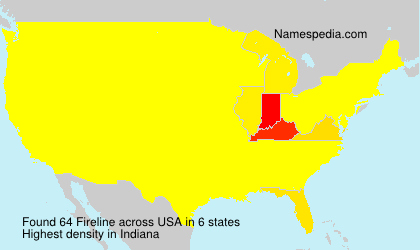 Surname Fireline in USA Surname Fireline in USA