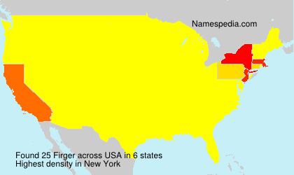 Surname Firger in USA Surname Firger in USA