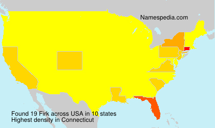 Surname Firk in USA Surname Firk in USA
