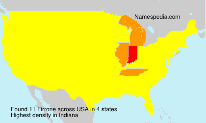 Surname Firrone in USA Surname Firrone in USA