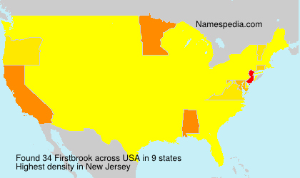 Surname Firstbrook in USA Surname Firstbrook in USA